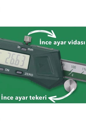 Insize 1108-300 Dijital Kumpas (Standart Model) 300mm