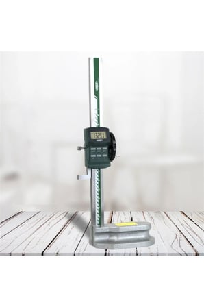 Insize 1156-300 Dijital Tek Sütun Mihengir - Makaralı (0-300mm/0-12”)