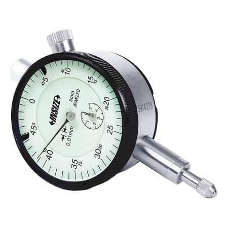 Insize 2311-3 Komparatör Saati Çap:42mm (Kulaklı Kapak) (0-3mm) - 0.01mm