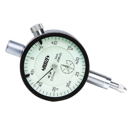 Insize 2311-3 Komparatör Saati Çap:42mm (Kulaklı Kapak) (0-3mm) - 0.01mm