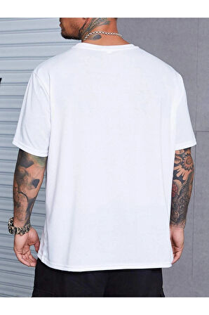 Unisex Dreamer Baskılı Oversize T-shirt