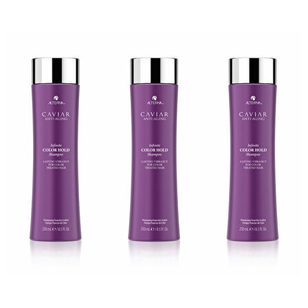 Ekonomik Üçlü Alterna Caviar Infinite Color Hold Şampuan 250 ml