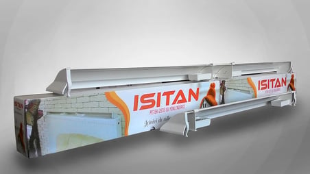 Sürgülü Ayarlanabilir Sistem 75-140 Cm Arası Her Peteğe Uygun Isıfan, Yanında 2 Adet Su Kabı