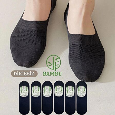 Unisex Bambu Babet Çorap Dikişsiz Parfümlü Silikonlu  Babet Çorap