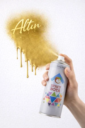 400 ml Metal Ahşap Beton Yüzeylere Uygun Sprey Boya Hobi Dekoratif Amaçlı Sprey Boya