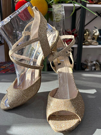 DORE SİM KEBELEK MODEL-KADIN TANGO-DANS VE SALON AYAKKABISI 8,5 CM(13 PONT)TOPUK BOYU