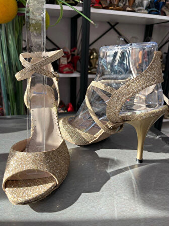 DORE SİM KEBELEK MODEL-KADIN TANGO-DANS VE SALON AYAKKABISI 8,5 CM(13 PONT)TOPUK BOYU