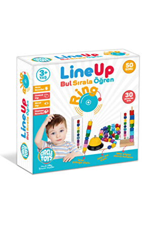 Line Up Ring - Bul Sırala Öğren 50 Soru 30 Geometrik Şekil Eğitim Seti