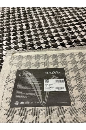 QUADRO 3702 100X200 ANTRASİT HALI