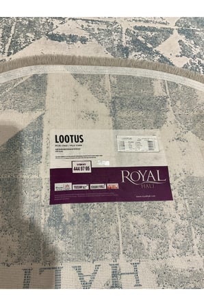 LOOTUS L004B KREM-MAVİ HALI