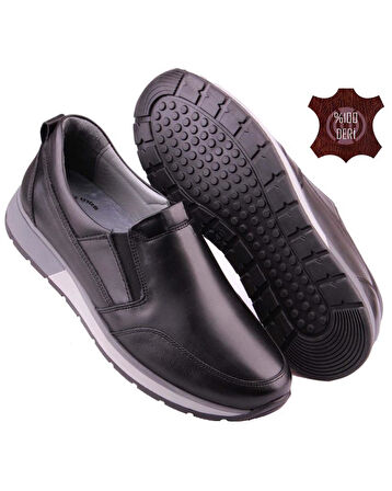 Detector İç Dış Hakiki Deri Ortopedik Ultra Rahat Şık Erkek Ayakkabı 1060