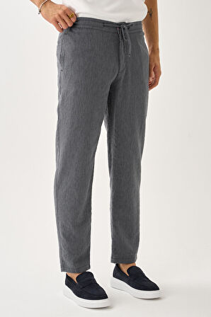 Smart Casual Dokulu Pantolon