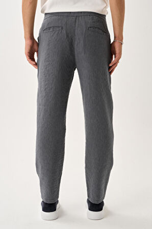 Smart Casual Dokulu Pantolon