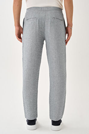 Smart Casual Dokulu Pantolon