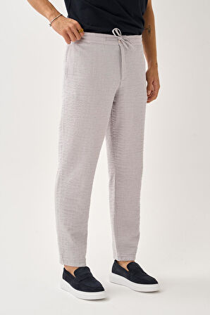 Smart Casual Dokulu Pantolon