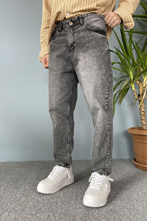 Taşlanmış Boyfriend Kot Pantolon