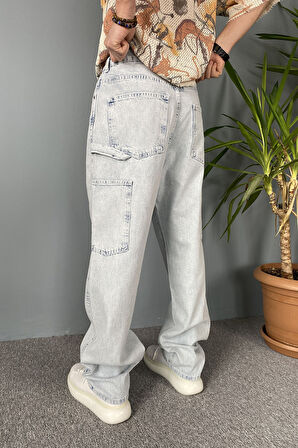 Regular Kalıp Buz Mavisi Kot Pantolon