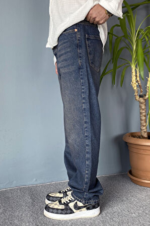 Lacivert Regular Jean - Kot Pantolon