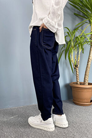 Lacivert Jean - Kot Pantolon Boyfriend