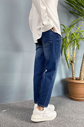 Mavi Jean - Kot Pantolon Bilek Boy Yırtık Detaylı