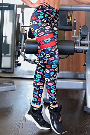 Dar Kesim Spor Tayt Dalgıç Kumaş Yüksek Bel