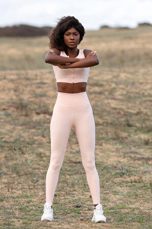 Dar Kesim Spor Tayt Toparlayıcı Dekolte Tasarım EKSTRA Yüksek Bel