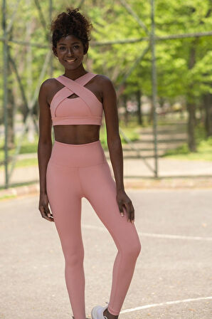 Dar Kesim Toparlayıcı EKSTRA Yüksek Bel Spor Tayt