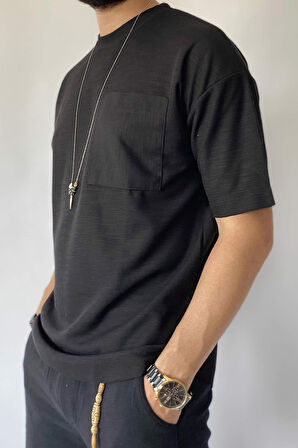 Yazlık Keten Erkek Tişört