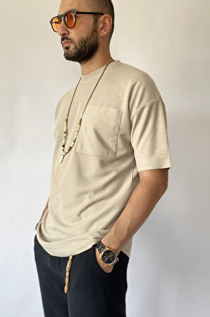 Yazlık Keten Erkek Tişört