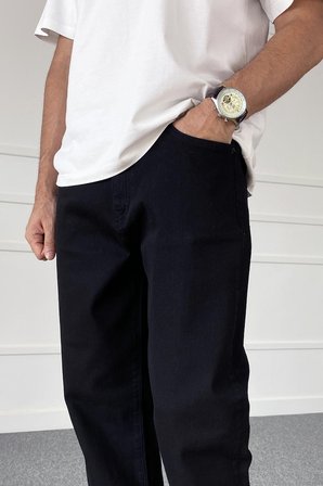 Siyah Boyfriend Jean - Kot Pantolon