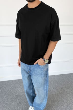 Basic Oversize Tişört | STK2065-Tişört