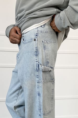 Regular Kalıp Buz Mavisi Jean - Kot Pantolon
