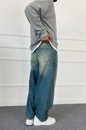 Mavi Balon Süper Baggy Jean
