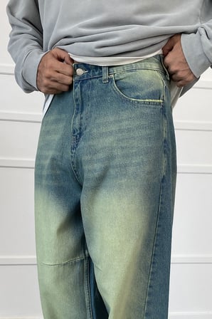 Mavi Balon Süper Baggy Jean
