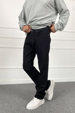Slim Fit Siyah Jean - Kot Pantolon
