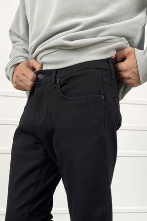 Slim Fit Siyah Jean - Kot Pantolon