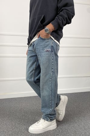 Monday Nakışlı Regular Fit Jean | STK2118-Jean