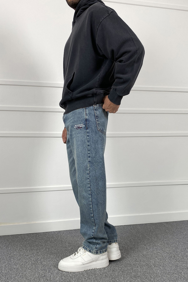 Monday Nakışlı Regular Fit Jean | STK2118-Jean