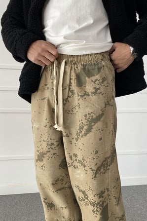 Kamuflaj Baggy Bol Kalıp Jean | STK2123-Jean