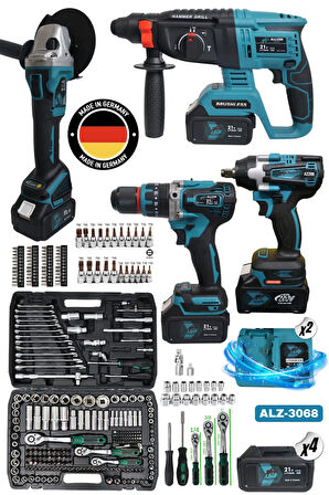 ALLİZER 5'Lİ SET MAVİ (4 LÜ SET + 216 PARÇA LOKMA TAKIMI)