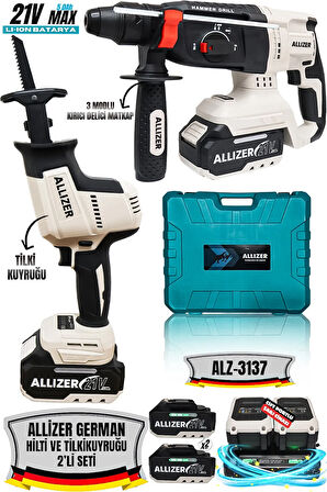 ALLİZER 2'Lİ SET GRİ (HİLTİ - TİLKİ KUYRUĞU)