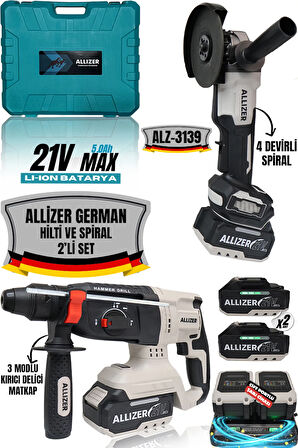 ALLİZER 2'Lİ SET GRİ (HİLTİ - SPİRAL)