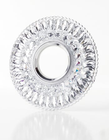 1 Adet CATA CT 6583 Hanımeli Led Çerçeveli Günışığı Kristal Cam Spot Kasa