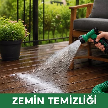 15 Metre Su Hortumu - Spiral - Fonksiyonel - Hafif