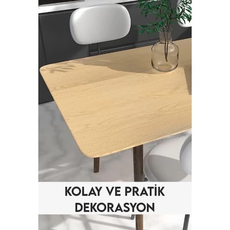 Ahşap Görünümlü Kendinden Yapışkanlı Kaplama Folyosu 5 Metre