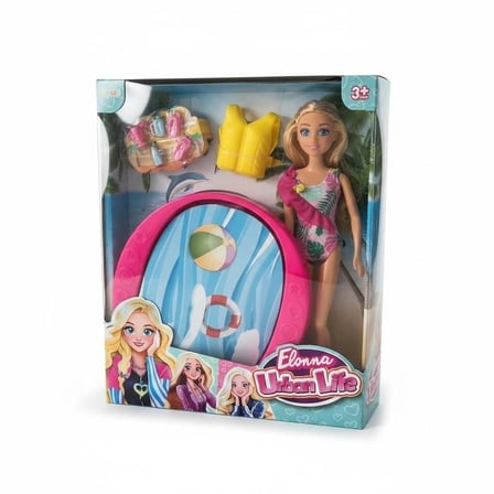 SH40813 11,5'' YÜZÜCÜ BEBEK SETİ-ZRV