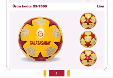 GS-7009 GALATASARAY FUTBOL TOPU LİON-CNT