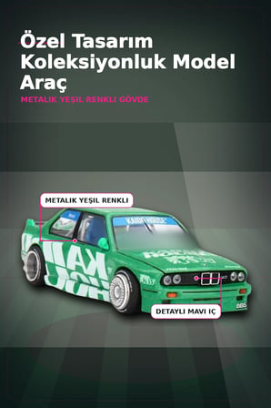 1/64 Diecast BMW M3 Kaido Works V2 Model Araba - KaidoHouse Koleksiyon Serisi, Tekli Paket BX-313326