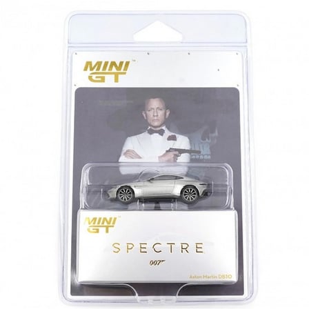 Blister Paketli 1/64 Aston Martin DB10 Spectre 007 Diecast Model Araba, Koleksiyonluk BX-313358
