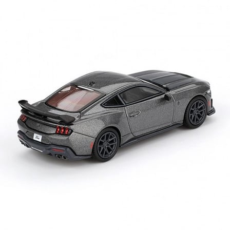 Karbon Gri 1/64 Ford Mustang Dark Horse Diecast Model - Blister Koleksiyonluk BX-313361